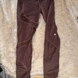 lululemon athletica Plum Tone Seam-Detail Leggings